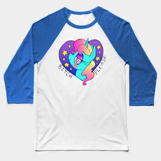 Sassy Unicorn Baseball T-Shirt